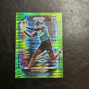 Jalen Camp No 410 Panini Prizim Green Variant
